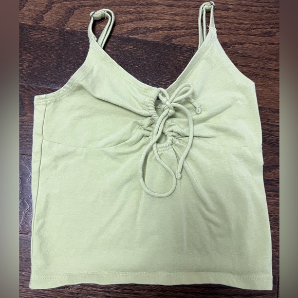 Hollister- light green tie top - Picture 1 of 4